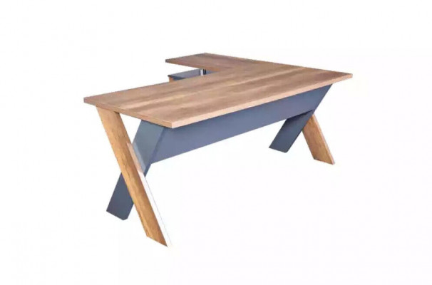 Biurko stolik kawowy Półka na książkę Study Office Modern Brown
