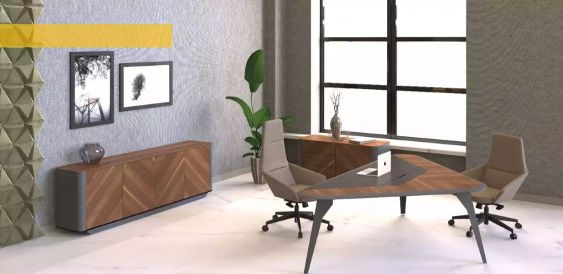 Szef Kuchni Biurko Ekskluzywne Meble Biurowe Tabela Modern Brown stoły Meble