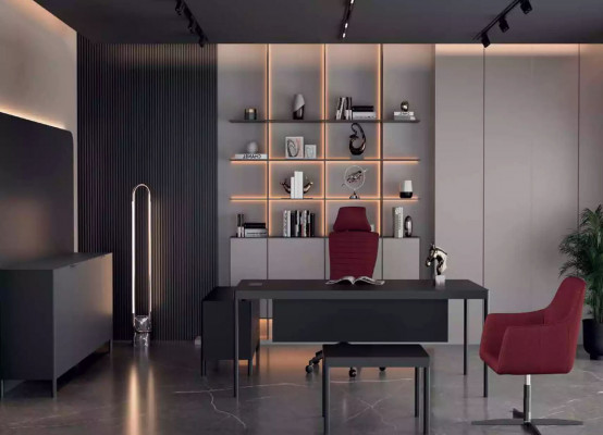 Komoda biurowa długa kredens Wysokie meble biurowe Szafa Office Design