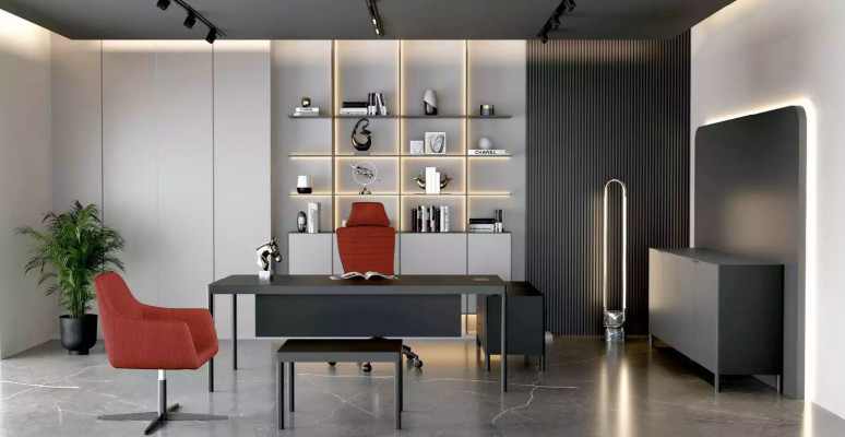 Komoda biurowa długa kredens Wysokie meble biurowe Szafa Office Design
