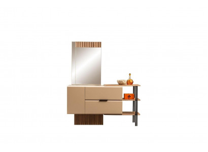 Toaletka Toaletka Stół konsolowy Drewno Sypialnia Beige Modern