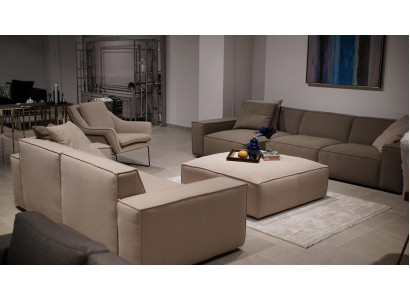Zestaw mebli do salonu 4 sztuki luksusowe meble Zestaw sofowy design Narożnikowa kanapa