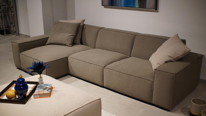 Zestaw mebli do salonu 4 sztuki luksusowe meble Zestaw sofowy design Narożnikowa kanapa