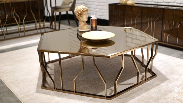 Nowoczesny stolik kawowy Design Umeblowanie Design Meble Szkło Tabela Living Room