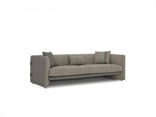 Sofa trzyosobowa kanapa szara Meble Meble tapicerowane wyposażenie salonu nowa