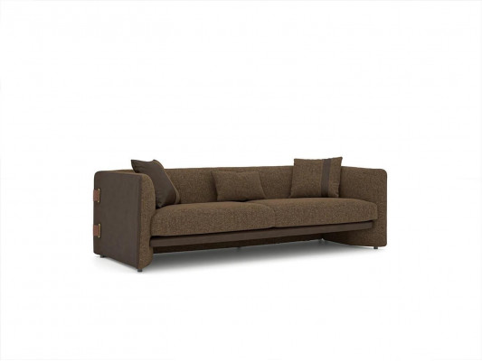 Sofa do Salonu Trzyosobowa Meble tapicerowane Kanapa Nowoczesny Design Podkładka Włókienniczy