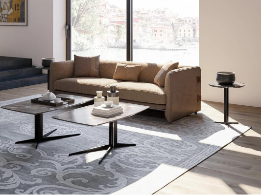 Sofa do Salonu Trzyosobowa Meble tapicerowane Kanapa Nowoczesny Design Podkładka Włókienniczy