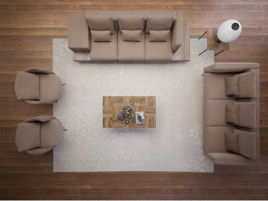 Kompletne umeblowanie 6-częściowe w kolorze brązowym 2x sofa trzyosobowa kanapa Meble tapicerowane 2x Fotel