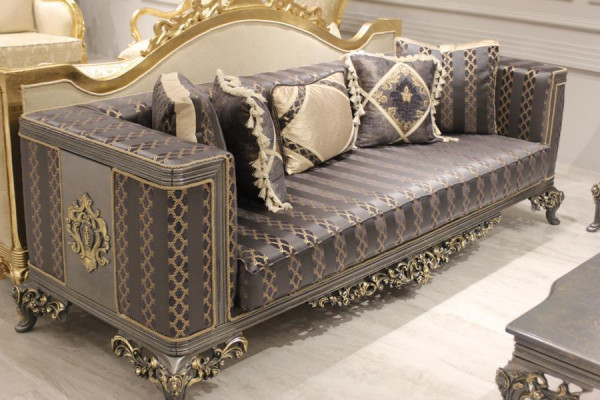 Zestaw do salonu zestaw sofowy naturalne kolory design meble tapicerowane stolik kawowy