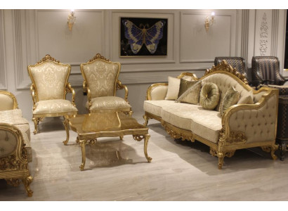 Zestaw sofowy 3311 miejsce do siedzenia Designerska Sofa Salon Kompletny Zestaw Sofa Fotel Nowość