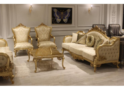 Zestaw sofowy 3311 miejsce do siedzenia Designerska Sofa Salon Kompletny Zestaw Sofa Fotel Nowość