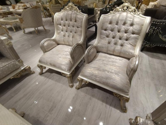 Pokój dzienny Premium Meble Zestaw sofowy Noble nowa sofa 3 miejsce do siedzenia Fotel