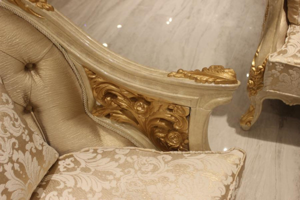 Szlachetny salon Fotel przytulny Fotel miejsce siedzące nowoczesny Zestaw Nowy