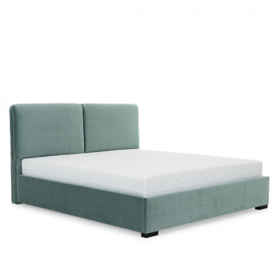 Kompletna Sypialnia Ustawić 3szt. Podwójne łóżko Designer 2x Szafki nocne