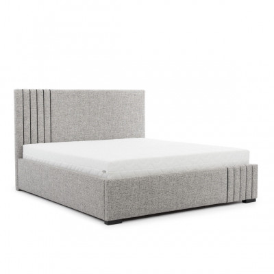 Stylowe Szare Podwójne łóżko Design Sypialnia łóżka Large Zatytuł