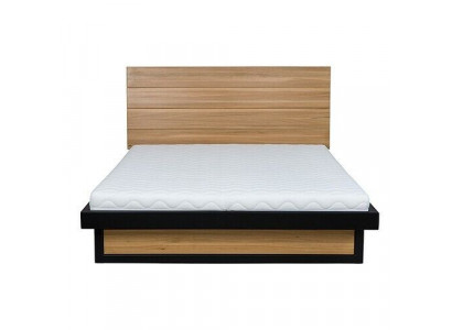 Designerskie łóżko drewniane xxl 180x200cm Łóżko Podwójne łóżko Prawdziwe drewno Sypialnia łóżka hotelowe