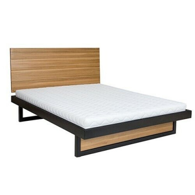 Nowoczesne Łóżko Oryginalne Drewno 160x200cm Design Łóżko Rama Łóżka Styl Dąb Nowość