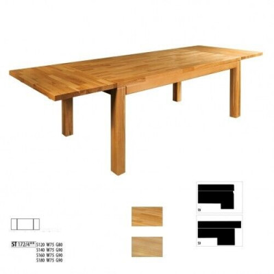 Stół obiadowy Drewno stoły Living Jadalnia Pokój Tabela Solidne drewno 160x90cm Stoły do ​​jadalni Solidny