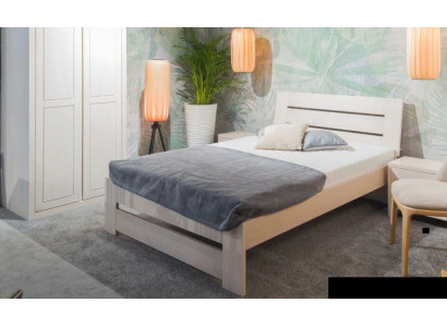 Łóżko Sypialnia Kompletny zestaw łóżka z 2 Szafki nocne 100x200cm Loft Solidny