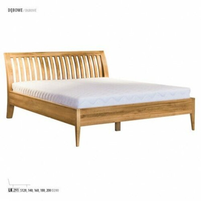 Łóżko Design Luksusowe łóżko hotelowe Małżeństwo 180x200cm Pokój do spania Double Massive Meble