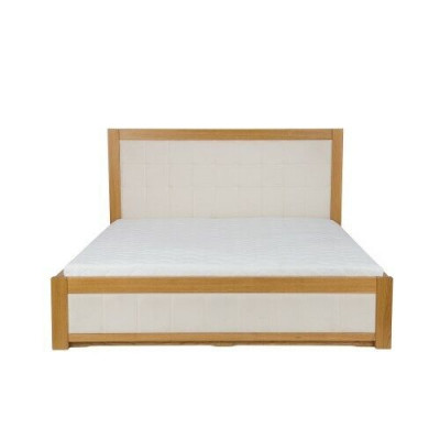 Łóżko Solidne drewno Łóżko małżeńskie Buk Sypialnia Meble Drewno Nowe 180x200cm