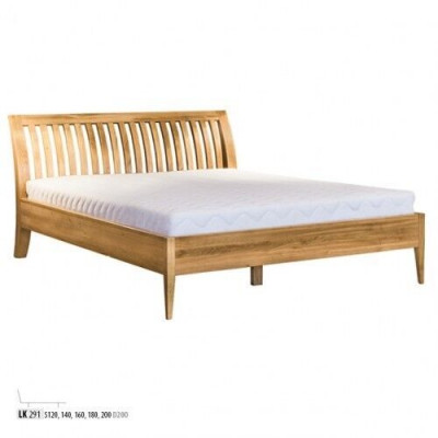 Łóżko Solidne drewno Podwójne łóżko małżeńskie Buk Sypialnia Meble Drewno 140x200cm Nowość