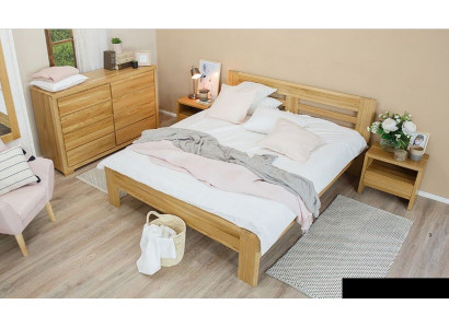 Solidne drewno Łóżko 180x200 Podwójne łóżko bukowe Solidny Oryginalny hozbett łóżko z litego drewna Nowość