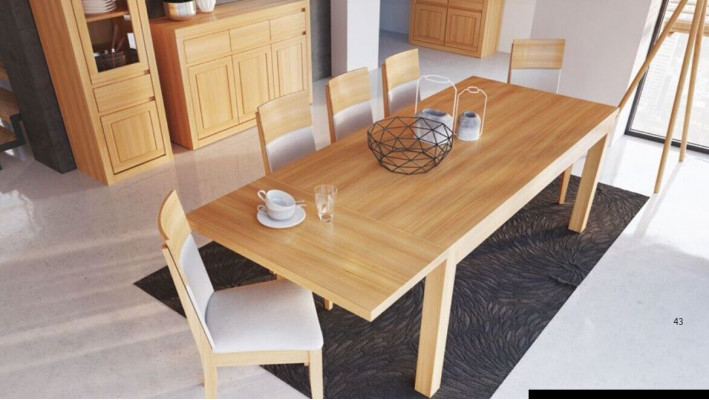 Stół obiadowy Drewno stoły Living Jadalnia Pokój Tabela Solidne drewno 120x90cm Stoły do ​​jadalni Solidny