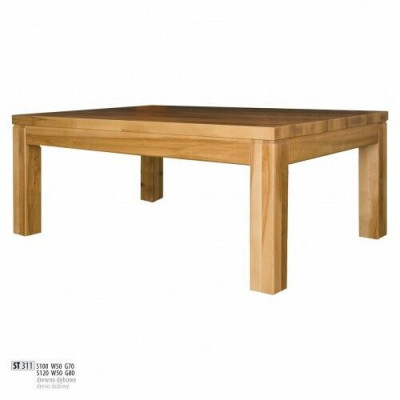 stolik kawowy Stolik Stolik Oryginalne Drewno Solidne Meble Dąb 100x70cm Nowe stoły