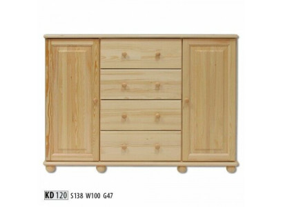 Kredens Masywny Kredens Szafa Meble Komody Prawdziwe drewno Szafki Nowy Kredens