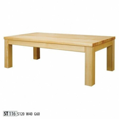 stolik kawowy drewniany stół Prawdziwe drewno Stoliki do kawy blat Tabela 120x60 Stolik