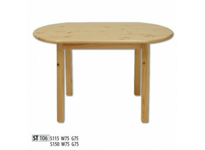 Stół obiadowy Drewno stoły Living Jadalnia Pokój Tabela 150x75 Solidne drewno stoły do ​​jadalni Prawdziwe drewno