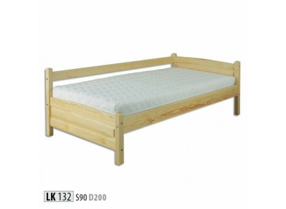 Łóżko z litego drewna sosnowego Rama łóżka Drewno 90x200 Lite Drewno Praca fizyczna Nowe łóżko gościnne