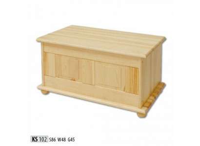 Deko Box Lite drewno Meble Drewno Meble Praca fizyczna Schatule Skrzynia Prawdziwe drewno 86x45cm
