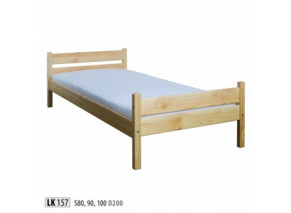 Łóżko jednoosobowe łóżko sosnowe sosna Lite drewno łóżko drewniane 100x200 rama łóżka Drewno