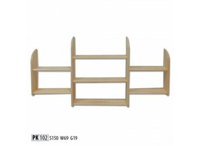 Półka ścienna Drewno sosnowe Solidny 150x69cm Lite drewno półka ścienna półka kwiatowa półka wisząca