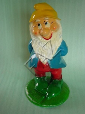 Krasnoludek Figurka Statua Ogrodowa Rzeźba Figurki Rzeźby Dekoracja Dekoracja Nowość 47 cm