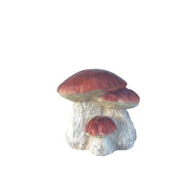 Rzeźba Domek Grzybowy Statua Figurki Ogrodowe 25cm Posągi Rzeźby Rysunek Nowy L44