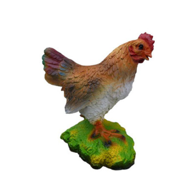 Kurczak 32cm Rysunek Statua Rzeźba ogrodowa Dekoracyjne rzeźby Dekoracja