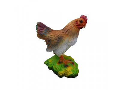 Kurczak 32cm Rysunek Statua Rzeźba ogrodowa Dekoracyjne rzeźby Dekoracja