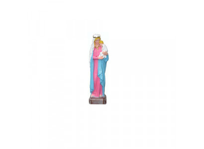 Dekoracyjna figurka statua rzeźba 31cm figurki posągi rzeźby Maryja Dzieciątko Jezus N61