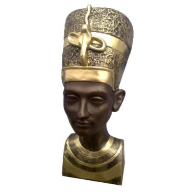 Egipska Figura Nefertiti Popiersie Plastikowy Figurki Rzeźby Rzeźby Statua