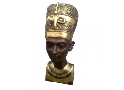 Egipska Figura Nefertiti Popiersie Plastikowy Figurki Rzeźby Rzeźby Statua