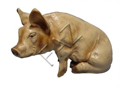 Projekt świnia rysunek statua ogrodowa rzeźba figurki rzeźby dekoracja c32