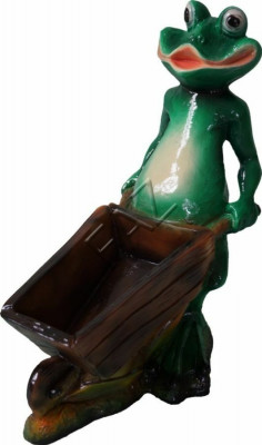 Projekt żaby figurka statua ogrodowa rzeźba figurki rzeźby dekoracja c624