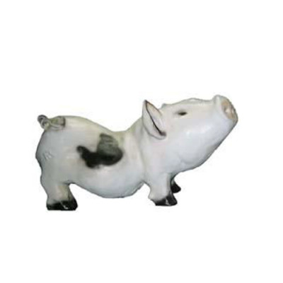 Tucz świnia dekoracja gospodarstwa figurki ogrodowe statua posągi zwierząt kiełbasa 24cm