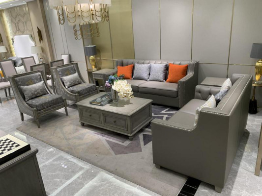 Fotel Luxury Podkładka Designer Włókienniczy 1 miejsce siedzące Podkładka Siedziba jednoosobowa Meble nowe