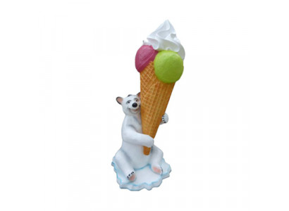 Lody Figurka Statua Stojak Lodziarnia Restauracja Gastronomia Posągi 215cm