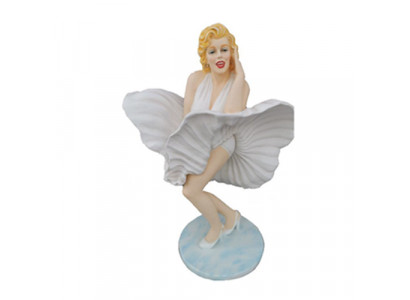Abstrakcyjna figura Marilyn Monroe rzeźba naturalnej wielkości sukienka w stylu lat 60-tych USA 165 cm