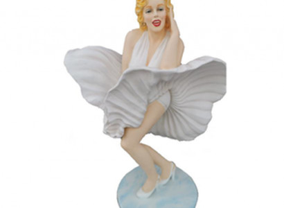 Abstrakcyjna figura Marilyn Monroe rzeźba naturalnej wielkości sukienka w stylu lat 60-tych USA 165 cm